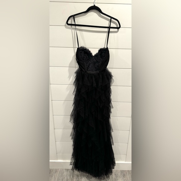 NWT For Love and Lemons black bustier dress - Picture 6 of 12